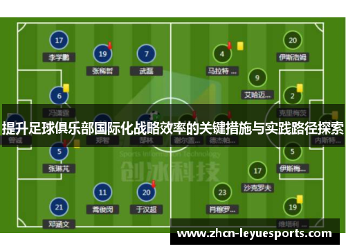 提升足球俱乐部国际化战略效率的关键措施与实践路径探索